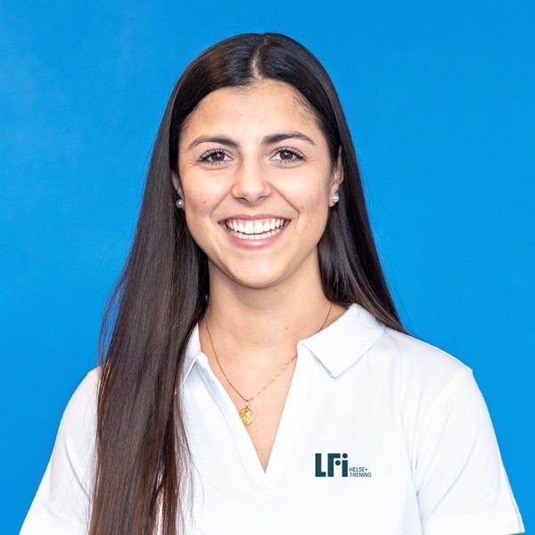 Irene Pasqua, fysioterapeut og personlig trener ved LFI Helse+Trening i Lillestrøm – tilbyr tilpasset trening og behandling.