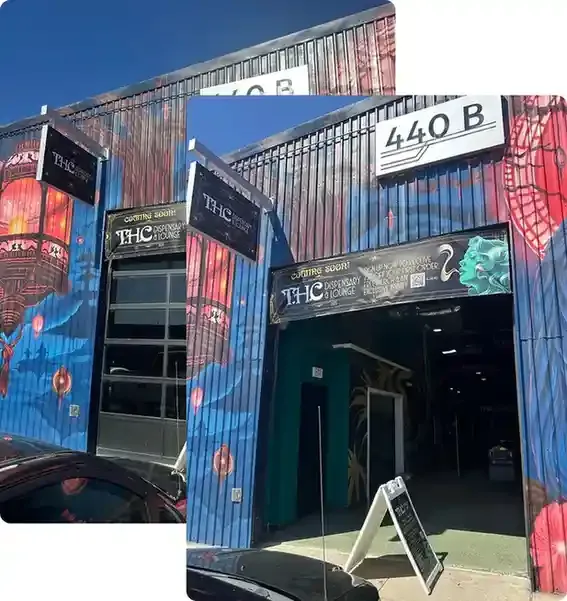 THC Dispensary Austin Lounge storefront