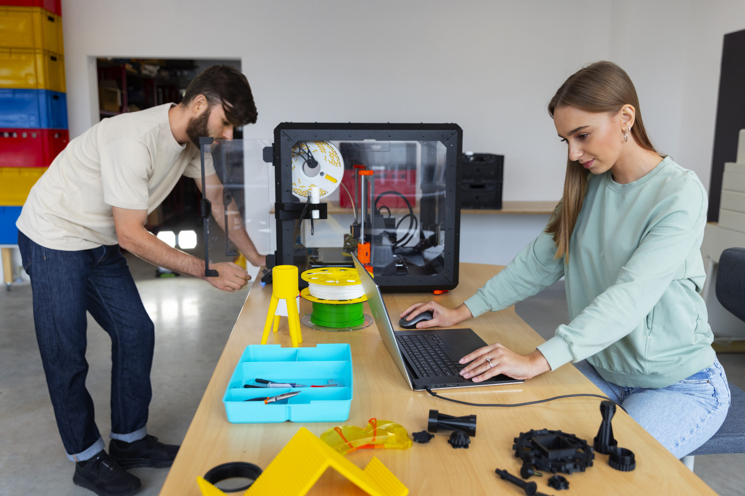 "3D printed packaging design showcasing unique shapes and customization"