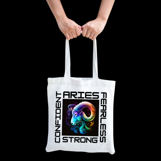 Aries Traits Tote Bag - Image 3