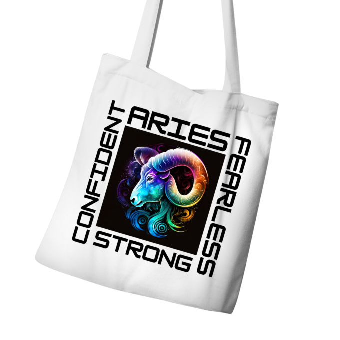Aries Traits Tote Bag - Image 6