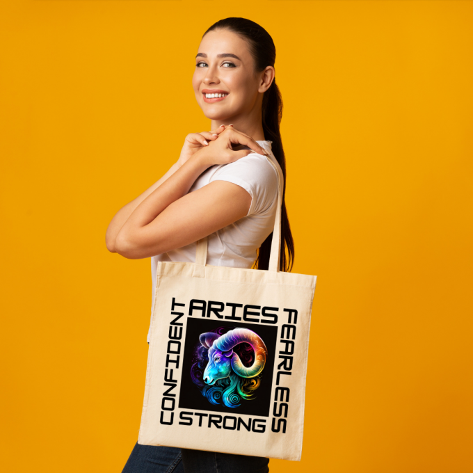 Aries Traits Tote Bag - Image 4