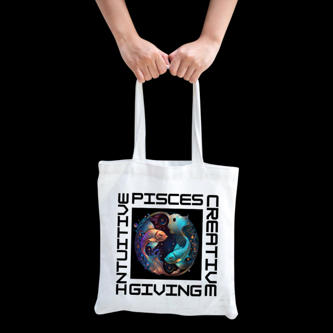 Pisces Traits Tote Bag - Image 7