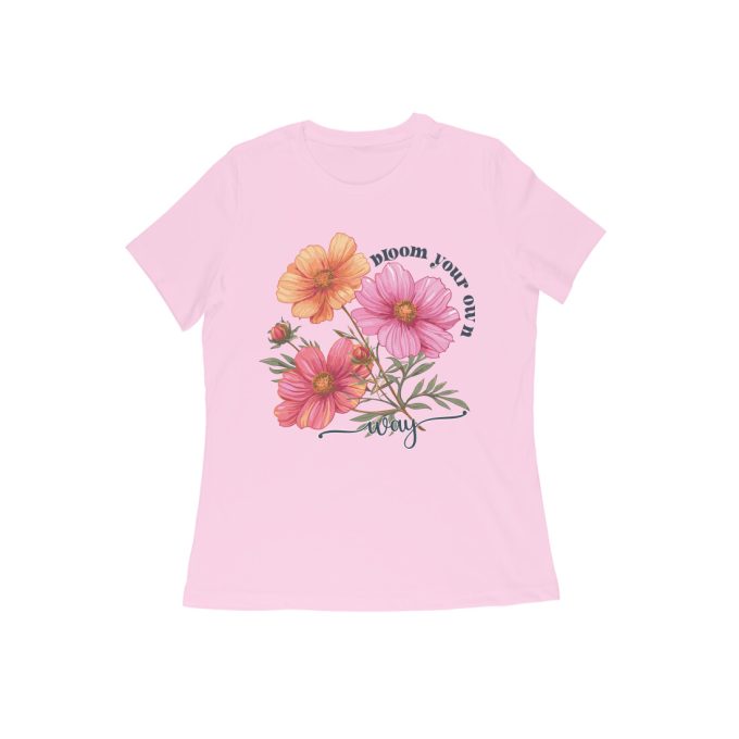 Bloom Your Own Way Boho Flower Graphic Tee1 - Image 6