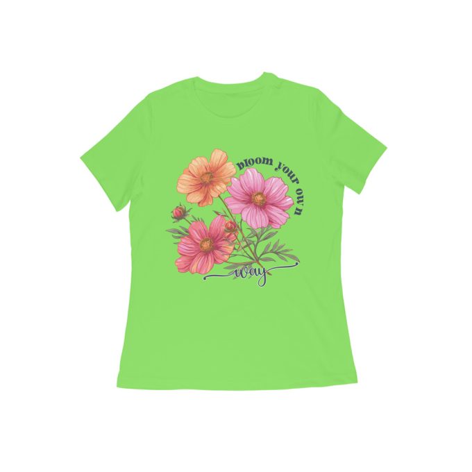 Bloom Your Own Way Boho Flower Graphic Tee1 - Image 7