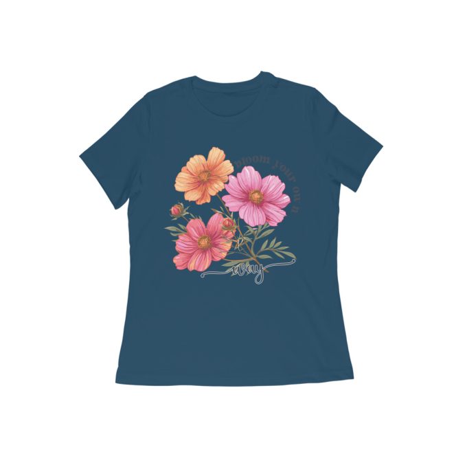 Bloom Your Own Way Boho Flower Graphic Tee1 - Image 8