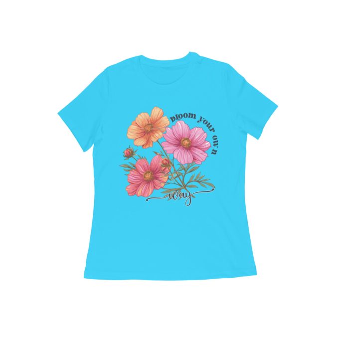 Bloom Your Own Way Boho Flower Graphic Tee1 - Image 11