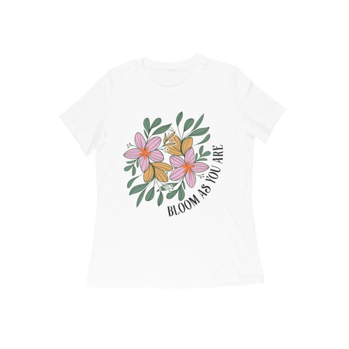 Bloom As You Are Boho Flower Graphic Tee 1 - Image 2