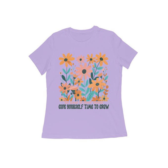 Be Kind to Your Mind Boho Flower Graphic Tee - Image 3