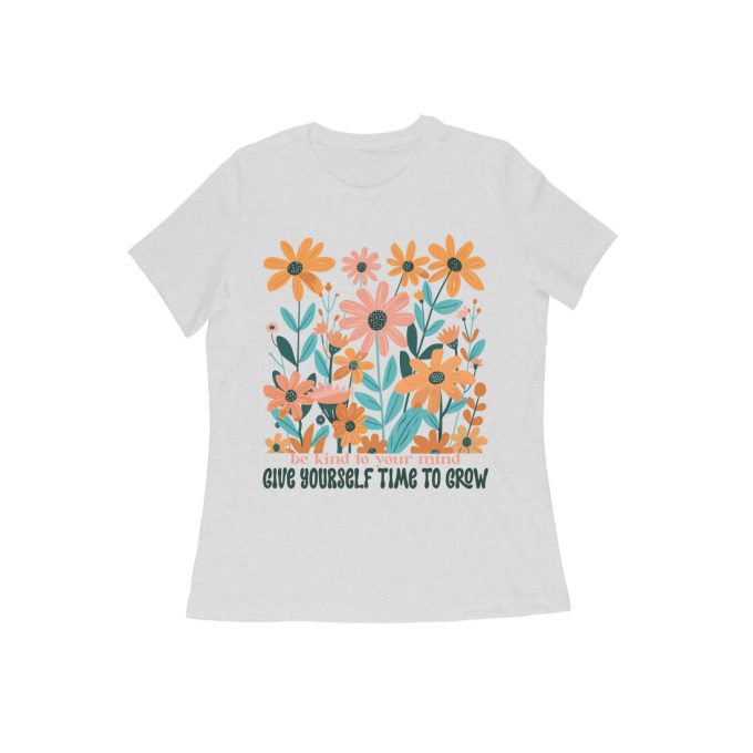 Be Kind to Your Mind Boho Flower Graphic Tee - Image 8