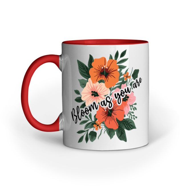 Bloom As You Are Flower Mug Style D - Image 6