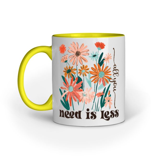 All you Need Flower Mug - Image 2