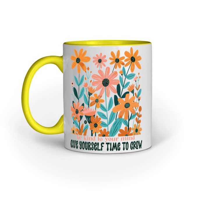 Time To Grow Flower Mug - Image 2