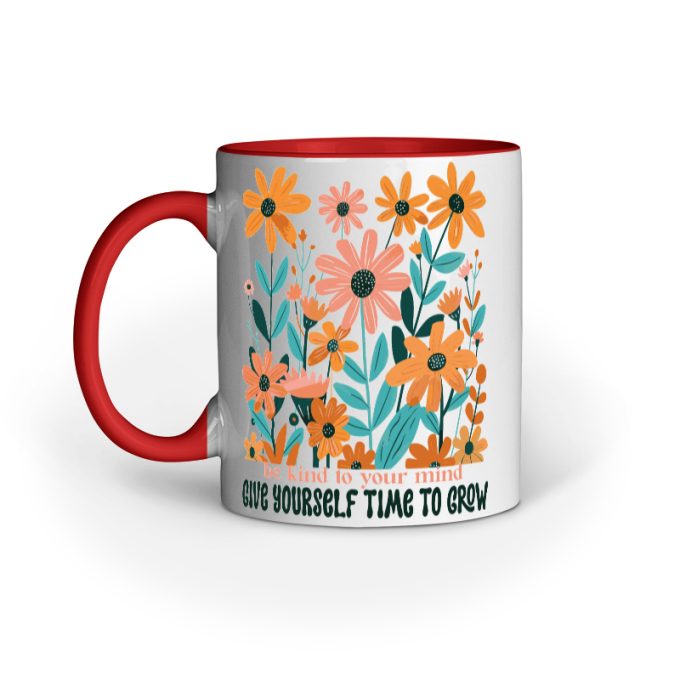 Time To Grow Flower Mug - Image 3