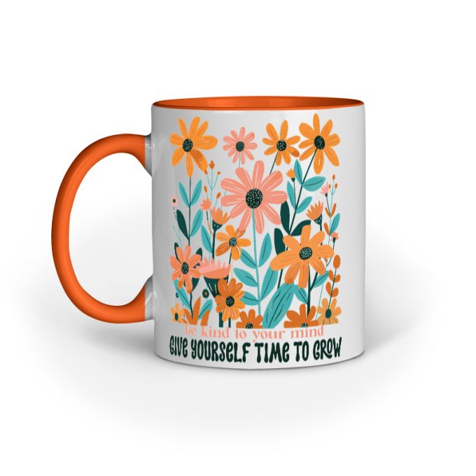 Time To Grow Flower Mug - Image 4