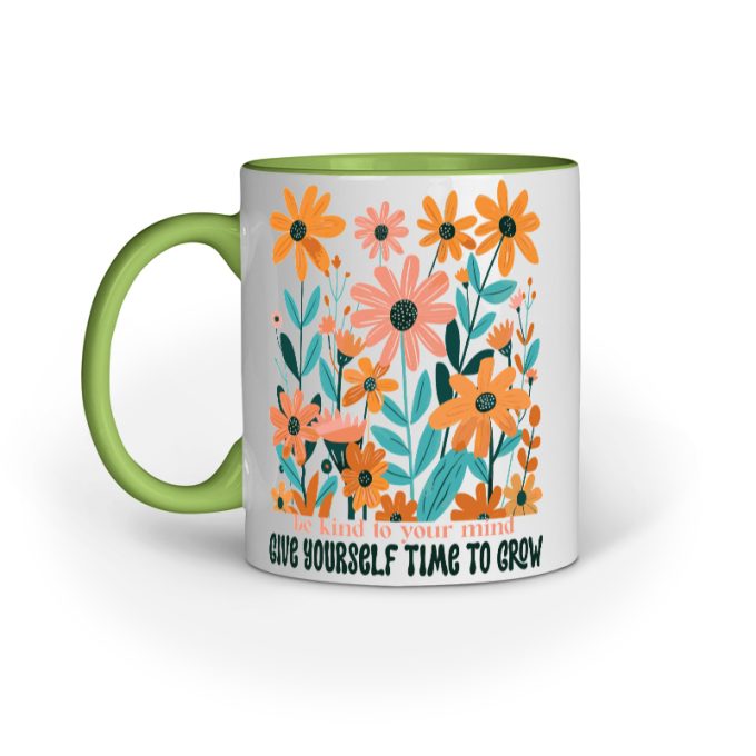 Time To Grow Flower Mug - Image 5