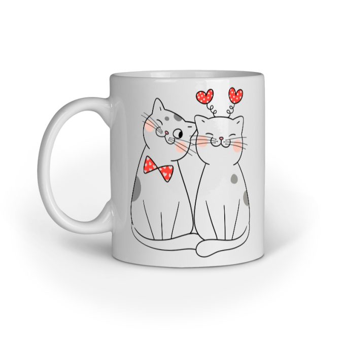 Romantic Cats Mug
