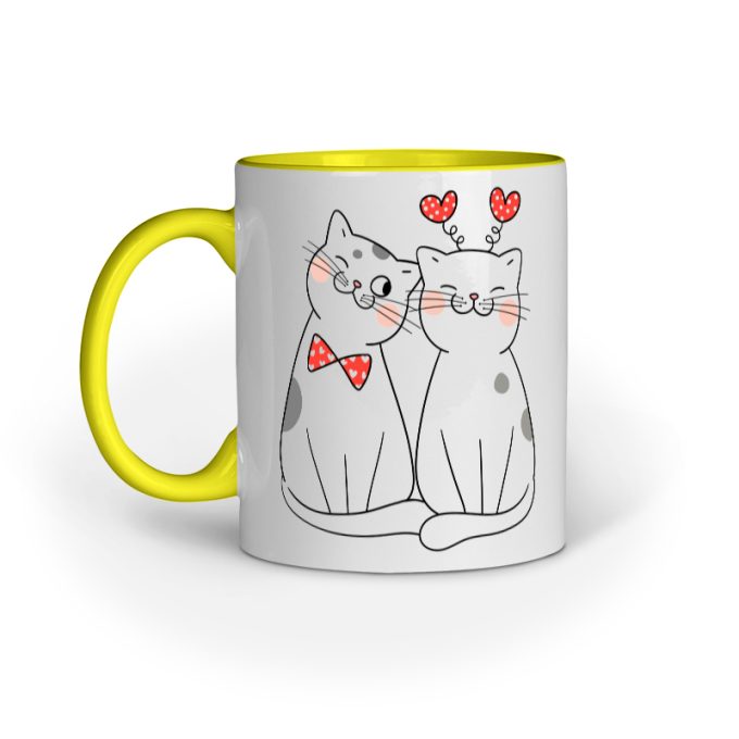 Romantic Cats Mug - Image 3