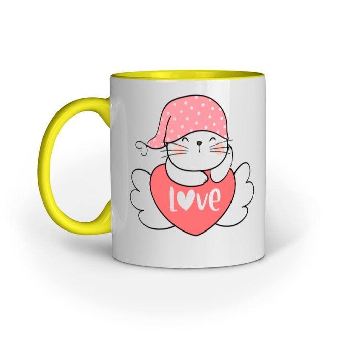 Angel Cat Love Mug - Image 6