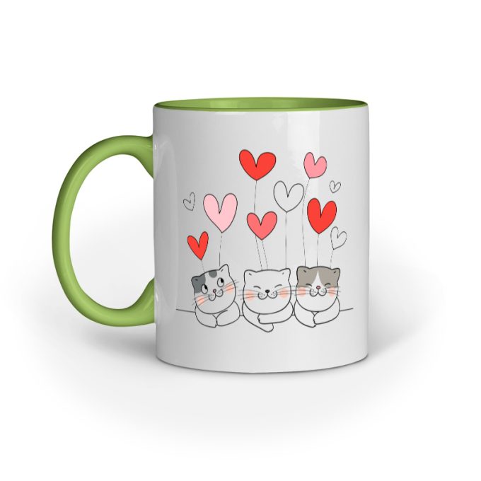 Trio of Happy Cats Mug - Image 2