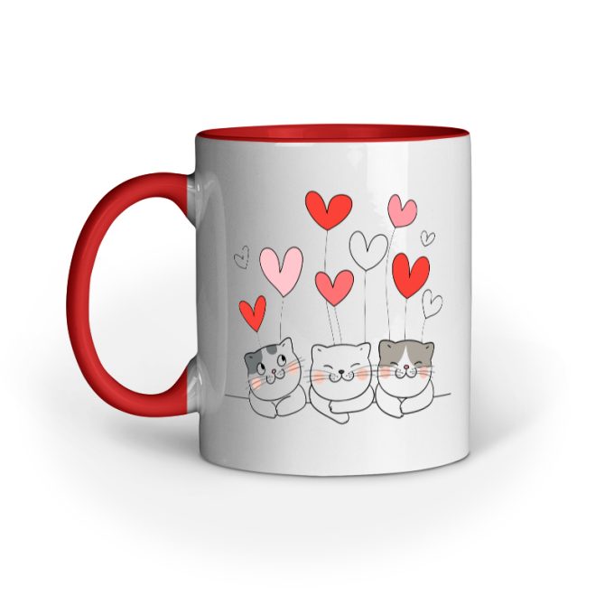 Trio of Happy Cats Mug - Image 4