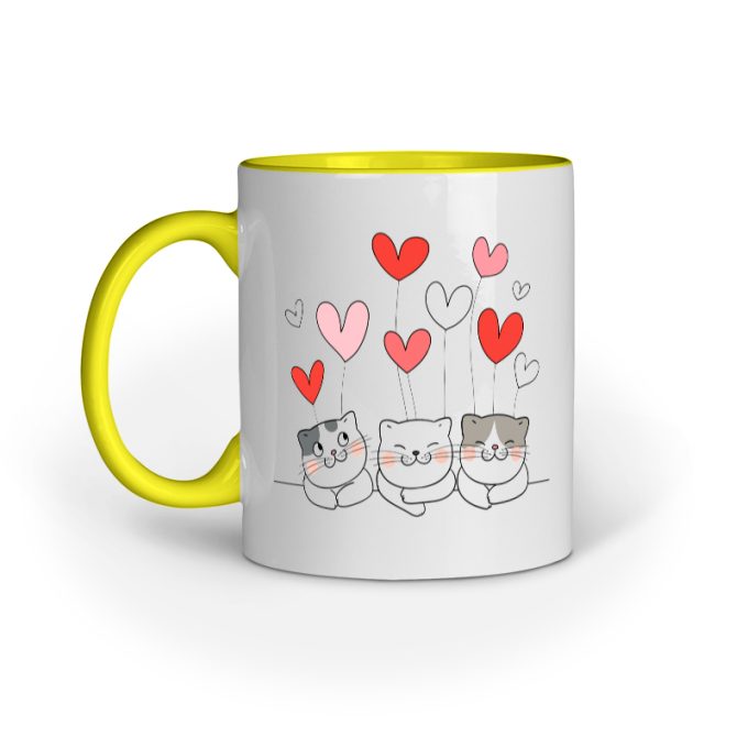 Trio of Happy Cats Mug - Image 5