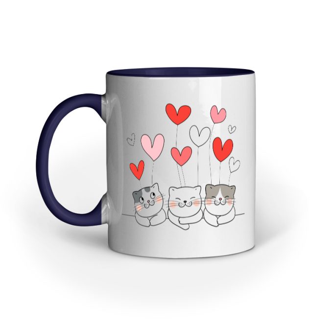 Trio of Happy Cats Mug - Image 6