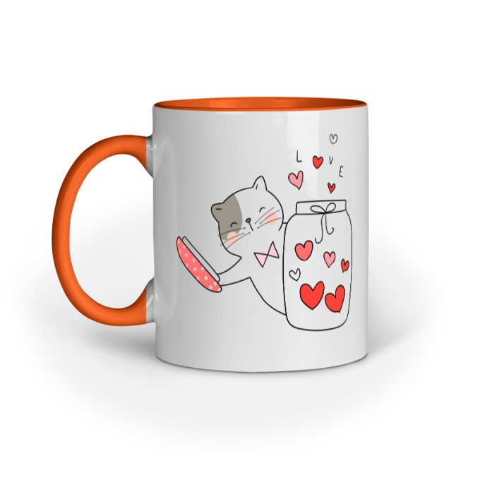 Cat & Jar of Love Mug - Image 2