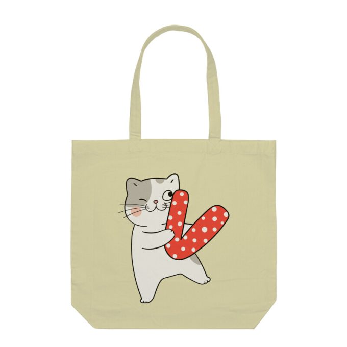 Playful Cat Love Tote Bag